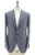 Cesare Attolini Sport Coat Jacket Wool Silk Blue Brown Check