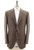 Cesare Attolini Sport Coat Jacket Wool Silk Linen Brown