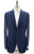 Belvest Sport Coat Jacket Unconstructed Wool Blue Solid