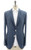 Belvest Sport Coat Jacket Unconstructed Linen Wool Silk Blue Micro