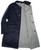 Kired by kiton Coat Cashmere "PEAK" Size 40 Navy Blue 21OT0102