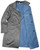 Kired by kiton Coat Cashmere "PEAK" Size 46 Gray 21OT0110 Kired by kiton Coat Cashmere "PEAK" Size 46 Gray 21OT0110