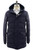 Kired by kiton Hooded Goose Down Puffer Parka Coat "REUS" Blue