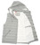 Kired by kiton Puffer Vest "BAM" Size 42 Gray 21OT0152