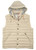 Kired by kiton Hooded Puffer Vest "BAM" Beige Kired by kiton Hooded Puffer Vest "BAM" Beige
