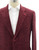 Isaia Sport Coat Jacket Blazer "Capri" Silk Wool Cashmere Red