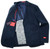 Isaia Sport Coat Jacket "Capri" Size 44 Blue 06SC0550