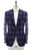 Isaia Sport Coat Jacket Blazer "Marechiaro" Wool Cashmere Purple Blue Plaid