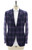Isaia Sport Coat Jacket Blazer "Marechiaro" Wool Cashmere Purple Blue Plaid