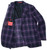 Isaia Sport Coat Jacket Blazer "Marechiaro" Wool Cashmere Purple Blue Plaid