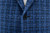 Isaia Sport Coat Jacket Blazer Capri Wool Cashmere Blue Tweed
