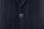 Isaia Men's Italian Designer Suit Wool Blue Stripe Sale