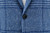 Kiton Collection Sport Coat Jacket Cashmere Blend Blue Big Plaid