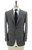 Kiton Men's Italian Designer Suits Cashmere Wool Silk Linen Gray Micro Check