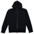 Kiton Zip Hoodie Sweatshirt Cotton Stretch Black