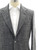Sartorio Dark Gray Wool Cotton Linen Elastane Sport Coat
