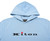 Kiton Blue Logo Hoodie – Men's Italian Designer Sweatshirt Cotton Stretch Sale
