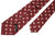 Kiton Men's Italian designer Tie Silk Dark Red Geometric - Luxury Neckwear Sale