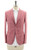 Boglioli Men's Italian Designer Sport Coat Pink Blue Plaid Cotton Wool Sale