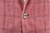 Boglioli Men's Italian Designer Sport Coat Pink Blue Plaid Cotton Wool Sale