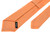 Kiton Orange Solid Tie – Men's Italian Designer Neckwear Sale