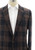 Kiton Brown Blue Plaid Cashmere Wool Silk Linen Sport Coat