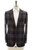 Kiton Brown Blue Plaid Cashmere Wool Silk Linen Sport Coat