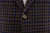 Isaia Blue Brown Check Wool Cashmere Sport Coat