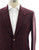 Isaia Burgundy Gray Plaid Wool Cashmere Sport Coat