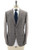 Isaia Brown Blue Plaid Wool Suit Two Button