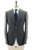 Isaia Gray Stripe Wool Suit Two Button