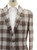 Kiton Brown Plaid Cashmere Wool Silk Linen Sport Coat