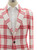 Kiton Red Plaid Cashmere Linen Sport Coat