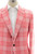 Kiton Pink Plaid Cashmere Sport Coat