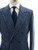 Kiton Blue Stripe Double Breasted Cashmere Wool Silk Linen Suit