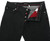 Kiton Black Jeans Cotton Stretch Denim
