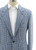Brunello Cucinelli Blue Plaid Linen Wool Silk Sport Coat