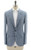 Brunello Cucinelli Blue Plaid Linen Wool Silk Sport Coat