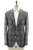 Brunello Cucinelli Gray  Plaid Wool Silk Cashmere Sport Coat