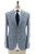 Brunello Cucinelli Dark Blue Plaid Linen Wool Silk Suit