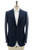 Sartorio Dark Blue Plaid Wool Cashmere Polyamide Elastane Sport Coat