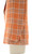 Sartorio Orange Gray Plaid Wool Silk Polyamide Cotton Sport Coat