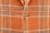 Sartorio Orange Gray Plaid Wool Silk Polyamide Cotton Sport Coat