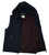 Kired Blue Polyester Puffer Vest With Detachable Hood
