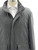 Kired Gray Cashmere Field Jacket Coat With Hidden Hood