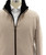Kired Brown Cashmere Mink Lined Bomber Jacket Coat