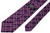 Stefano Ricci Luxury Purple Pink Modern Italian Garden Motif Hand Printed Silk Tie