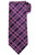 Stefano Ricci Luxury Purple Pink Modern Italian Garden Motif Hand Printed Silk Tie