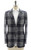 Kiton Napoli Blue Gray Plaid Cashmere Silk Sport Coat