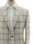 Kiton Napoli Gray Windowpane Cashmere Sport Coat